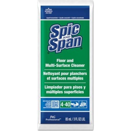 PROCTER & GAMBLE Spic And Span® Floor and Multi-Surface Cleaner, 3 oz. Pack, 45 Packs - 02011 PGC 02011